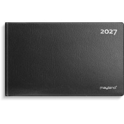 Mayland 2027 mini Bordkalender sort vinyl