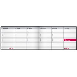 Mayland 2027 mini Bordkalender sort vinyl