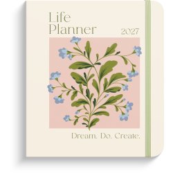 Mayland 2027 ugekalender Life Planner Delicate Flowers