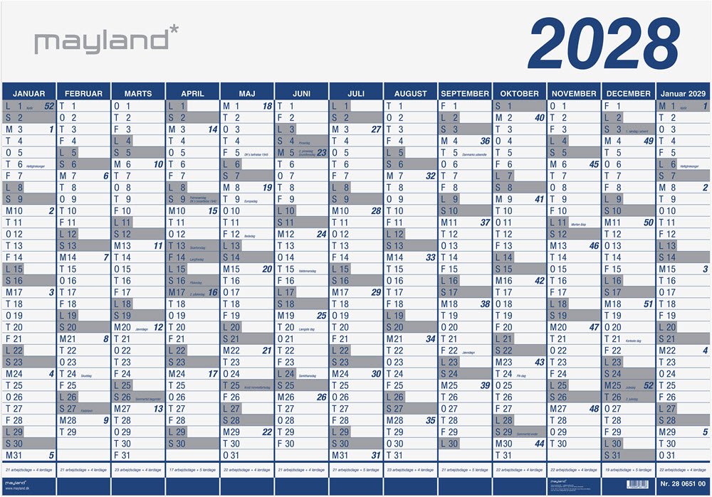 Mayland 2028 K�mpekalender 1x13 mdr. 