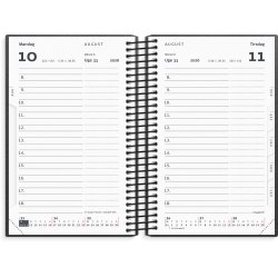 Mayland Studie 26/27 Dagkalender Mini Sort Genbrugskarton