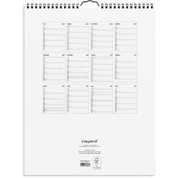 Mayland Studie 26/27 Familie kalender 5 kol. black and white