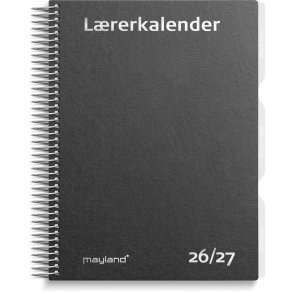 Mayland Studie 26/27 L�rerkalender A5 matsort genbrugskarton
