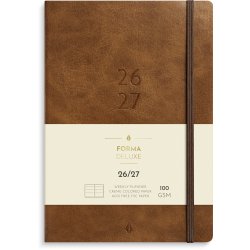 Mayland Studie 26/27 Ugekalender Tv�r A5 Forma Deluxe Brun Kunstskind