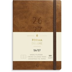 Mayland Studie 26/27 Ugekalender Tv�r A6 Forma Deluxe Brun Kunstskind
