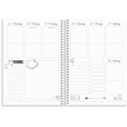 Mayland Studie 26/27 ugekalender A5 Doodle