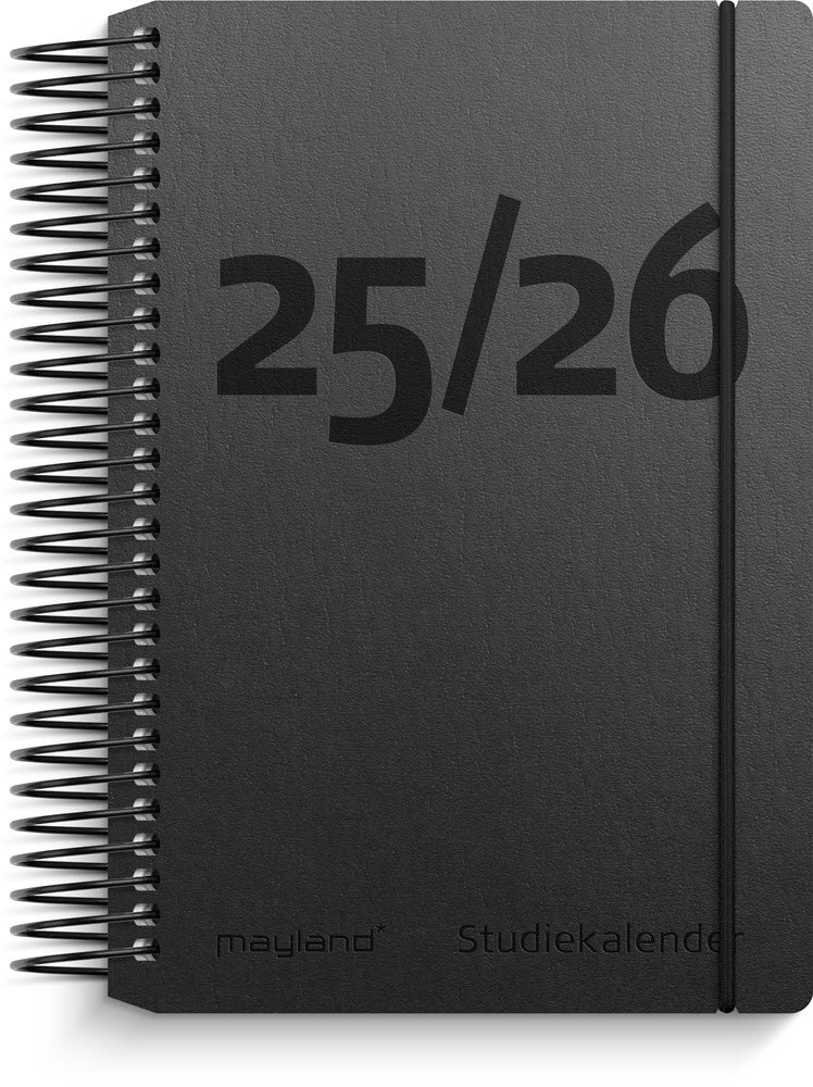 Mayland studie 25/26 Dagskalender mini Genbrugskarton sort