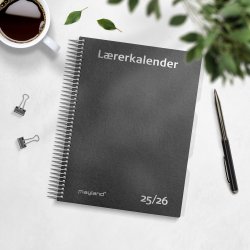 Mayland studie 25/26 Lrerkalender A5 uge genbrugskarton