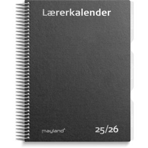 Mayland studie 25/26 Lrerkalender A5 uge genbrugskarton