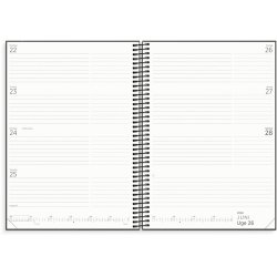 Mayland studie 25/26 Uge kalender organizer notes A5 sort