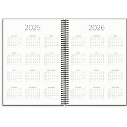 Mayland studie 25/26 Uge kalender organizer notes A5 sort