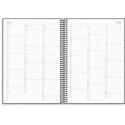 Mayland studie 25/26 Uge kalender organizer notes A5 sort