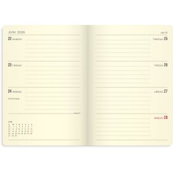 Mayland studie 25/26 Uge kalender tvrf forma deluxe A6 brun