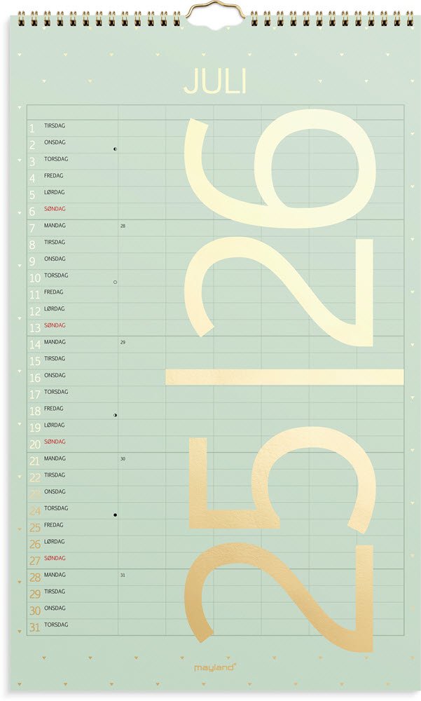Mayland studie 25/26 familie kalender color
