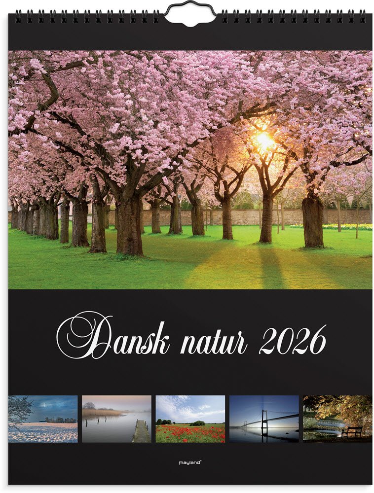Mayland vgkalender Dansk natur 2026