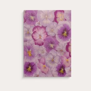 Notesbog A5 Linjeret Garden Dreams Violets 192 sider