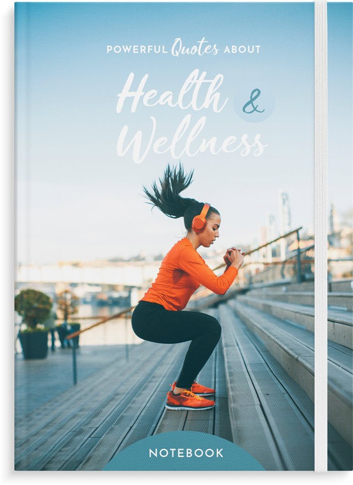 Notesbog A5 linieret Health and Wellness