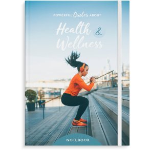 Notesbog A5 linieret Health and Wellness
