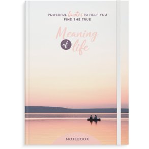 Notesbog A5 linieret Meaning of life