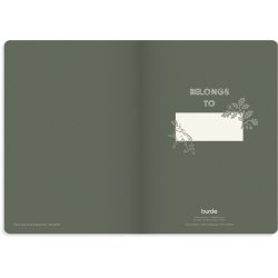 Notesbog Deluxe Soft Lin Smooth Green Forrest 160 sider