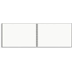 Skitseblok A3 Horizontal sort kunstskind 50 sider. 