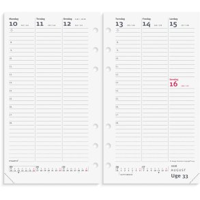 System PP ugekalender hjformat REFILL 2026