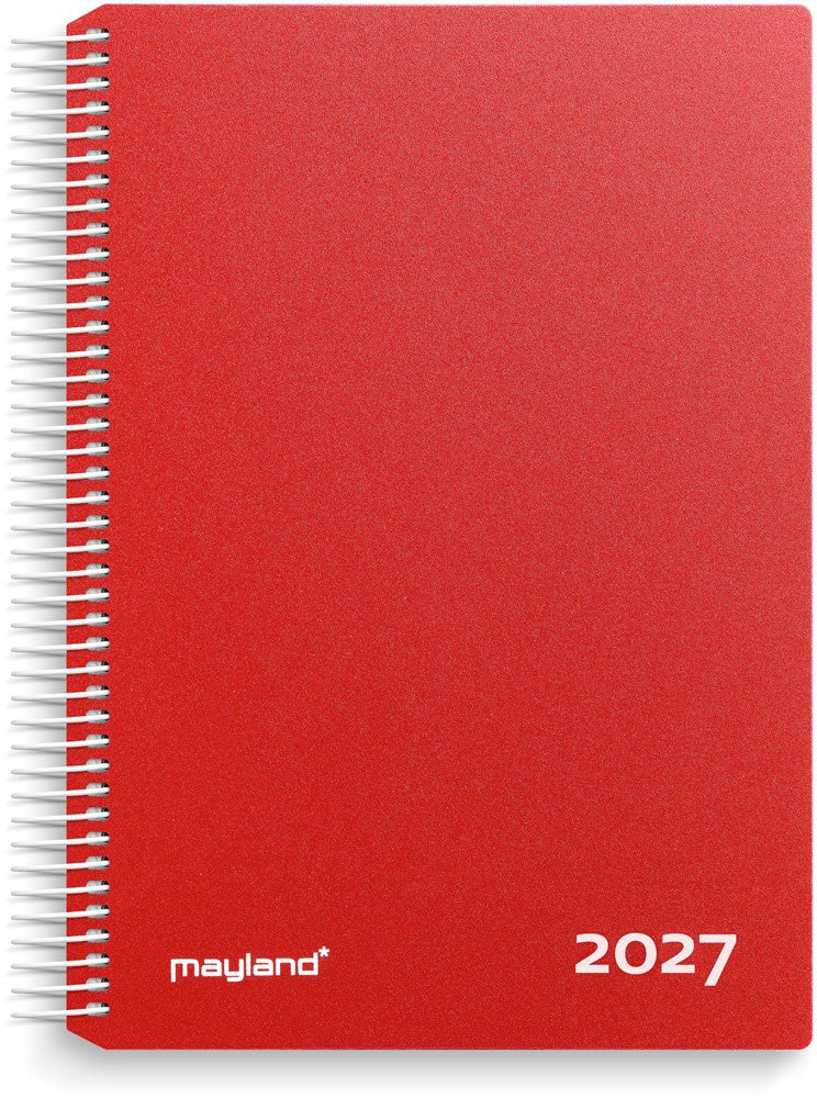 Timekalender rd PP-plast 2027