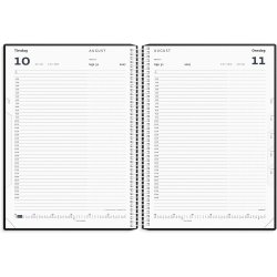 Timekalender sort PP-plast 2027