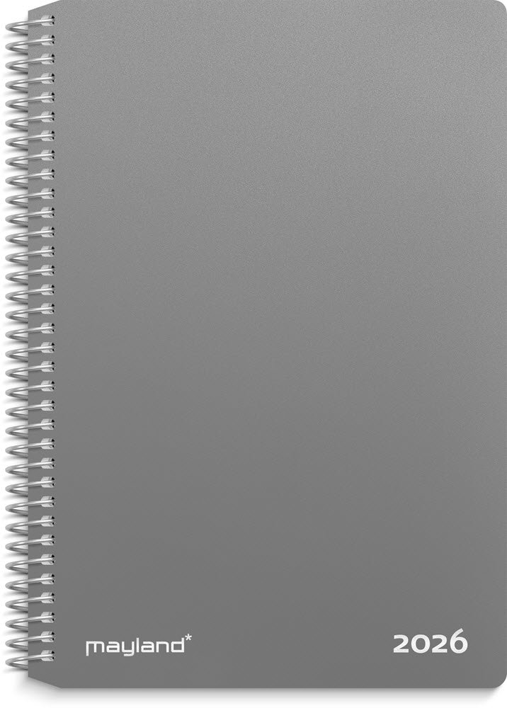 Ugekalender tvrformat gr PP-plast 2026