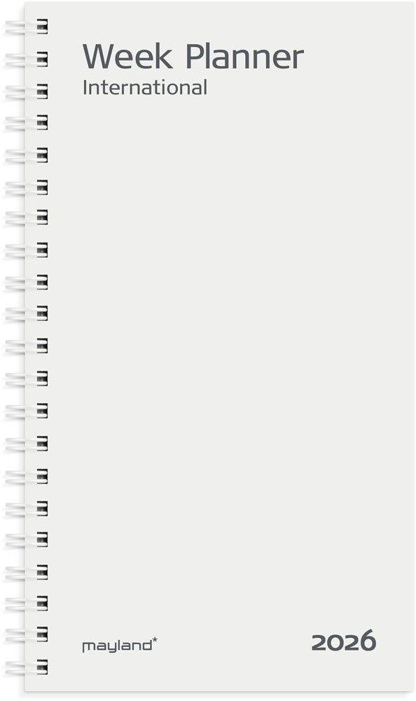 Week Planner International tvrformat REFILL 2026