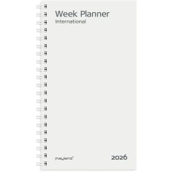 Week Planner International tvrformat REFILL 2026
