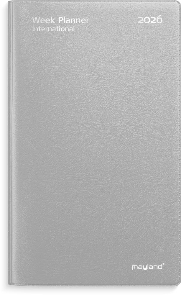 Week Planner International tvrformat slv vinyl 2026