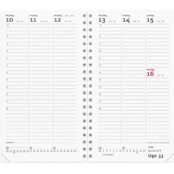 Week Planner hjformat REFILL 2026