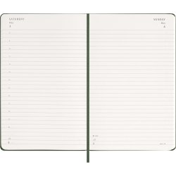 Moleskine 2026 Large Hard Dag Myrtle Green