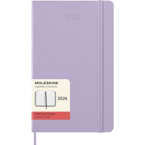 Moleskine 2026 Large Hard Dag Pastel Lilla