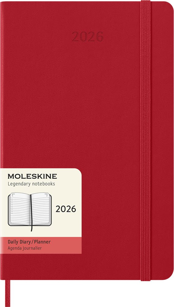 Moleskine 2026 Large Hard Dag Rd