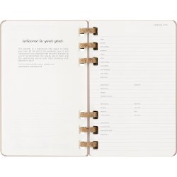 Moleskine 2026 Large Hard Spiral Planner Almond