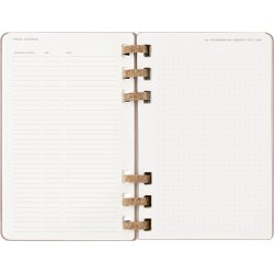 Moleskine 2026 Large Hard Spiral Planner Almond