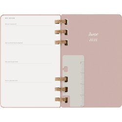 Moleskine 2026 Large Hard Spiral Planner Almond