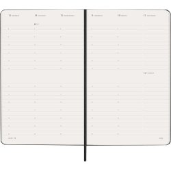 Moleskine 2026 Large Hard Uge Vertikal Sort