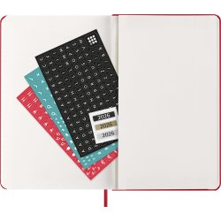 Moleskine 2026 Large Hard Week Note Rd