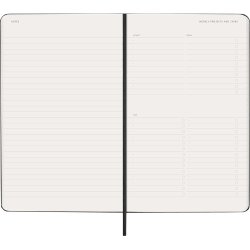 Moleskine 2026 Large Pro Hard Uge Vertikal Sort 