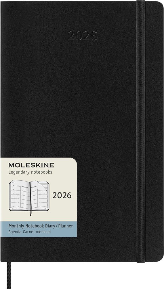 Moleskine 2026 Large Soft Mneds Note Sort