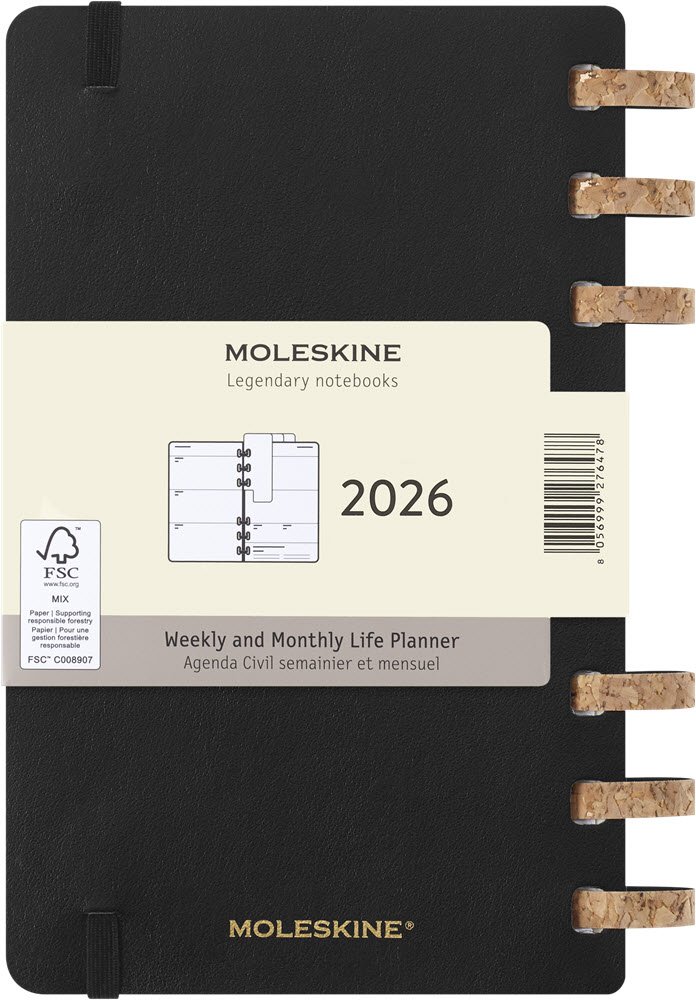 Moleskine 2026 Large Soft Spiral Planner Soft