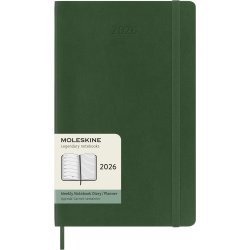 Moleskine 2026 Large Soft Week Note Myrtle Green