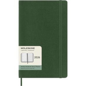 Moleskine 2026 Large Soft Week Note Myrtle Green