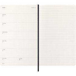 Moleskine 2026 Large Soft Week Note Sort
