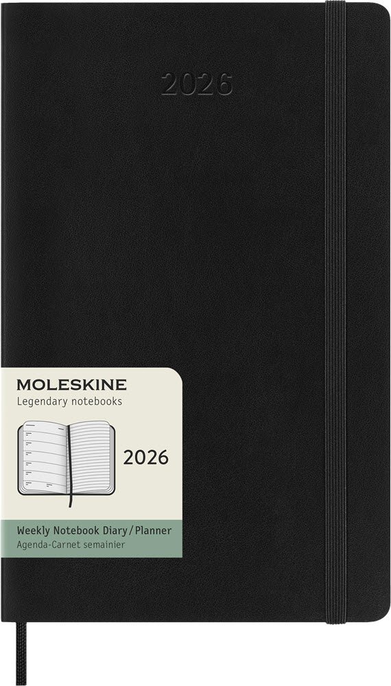 Moleskine 2026 Large Soft Week Note Sort