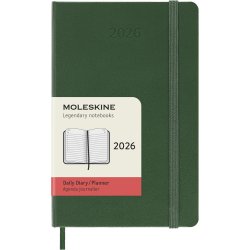 Moleskine 2026 Pocket Hard Dag Myrtle Green