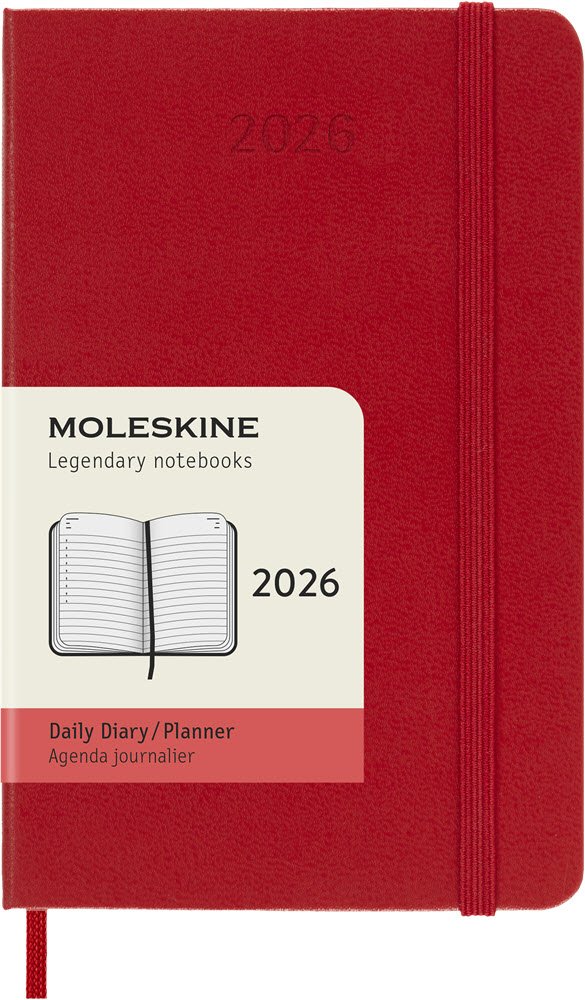 Moleskine 2026 Pocket Hard Dag Rd